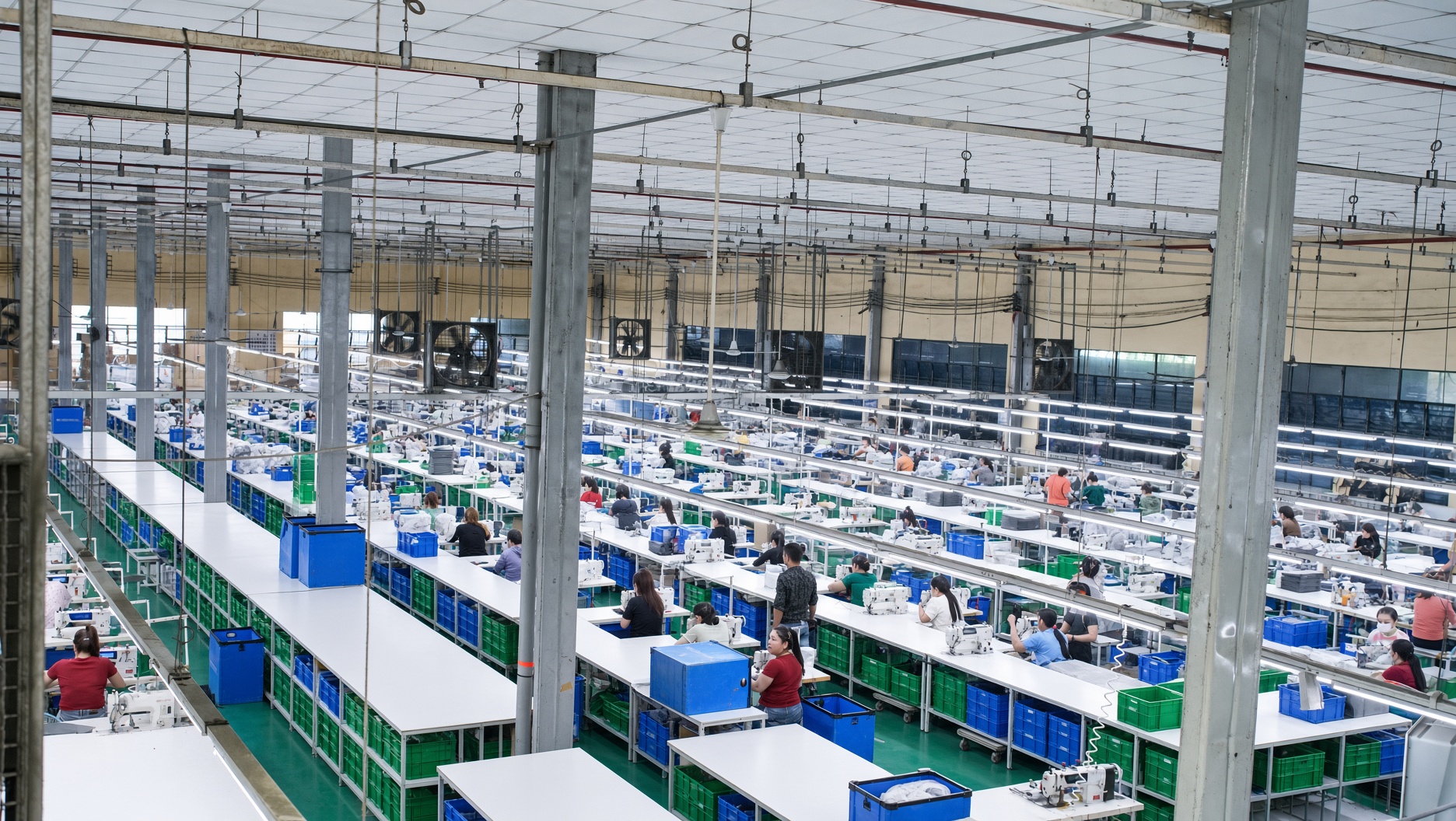 Another view of the sewing area